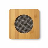 Kare Bambu Nihale – Metal Fileli, Isıya Dayanıklı Tencere ve Çaydanlık Altlığı (16,5 x 16,5 cm)