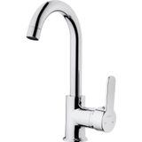 Kare Banyo Delta Mix Kısa Kuğu Lavabo Bataryası