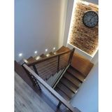 Kare Beyaz Işık Analog Sensörlü Led Spot Merdiven Armatürü