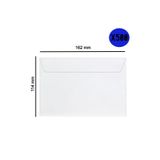 Kare Beyaz Mektup Zarfı(Gloria) 114x162 mm 70 Gr Silikonlu 500 lü(1 Koli) OYL30008009