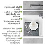 Kare Cam Gri Lavabo Matı, Ekstra Güçlü Tasarım