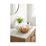 Kare Dalgalı Çift Renkli Plastik Rattan Sepet, Ekmek ve Meyve Sepeti, 25X25X8 Cm, Yıkanabilir, Iç Içe Geçebilen, 3 Parça