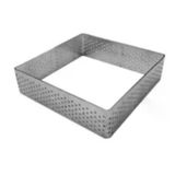 Kare Delikli Tart Kalıbı 8x8 Cm H:2,5 Cm
