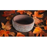 Kare Desen Beton Aranjman, Orkide Ve Bonsai Saksısı 001H