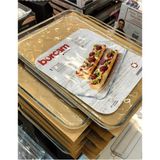 Kare Desenli Fırın Kabı 33.5X24.5CM, Pide, Börek, Dikte Dörtgen Tepsi, Beyaz - Seçenek 1 - Ahşap Bej - Siyah