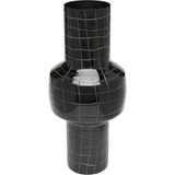Kare Design Black Mesh Metal Vazo 42 cm - Siyah - Standart