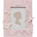 Kare Design Butterfly Pembe Fotoğraf Çerçevesi 10 x 15 cm - Standart