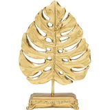 Kare Design Monstera Leaf Gold Dekoratif Obje - Standart