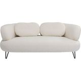 Kare Design Sofa Peppo Krem Rengi Ikili Kanepe - Standart