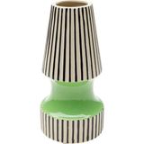 Kare Design Vase Calabria Yeşil Porselen Vazo - Standart