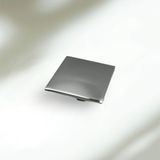 Kare Düğme Kulp Mobilya Mutfak Çekmece Dolap Dolabı Kapak Kulpu Kulpları Kulbu Krom Metal (3 Adet)