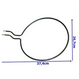 Kare Fırın Rezistansı Ördek Kafa 6.5mm 220 Volt 750Watt