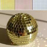 Kare Gold Cam Mozaik Fayans Çıkartmaları El İşi Kare Cam Fayans Kendinden Yapışkanlı Aynalı Dekor Panel 30X30 Cm (5224)