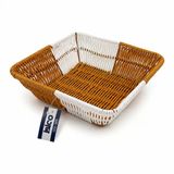 Kare Hasır K.rengi - Beyaz Ekmek Sepeti 24Cm (5570)
