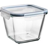 Kare Kapaklı Saklama Kabı 1,2 Litre 15X15X12 cm Cam Ikea Plastik Sızdırmaz Kapaklı Şeffaf Saklama Fırın Kabı