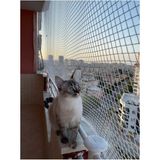 Kare Kesim 1mm Bahçe ve Balkon Filesi 225X700CM, Kedi ve Kuş Güvenliği - Ahşap - Seçenek 1