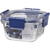 Kare Kilitli Fırın ve Saklama Kabı, 300 Ml, Şık ve Dayanıklı Mavi ve Turuncu Renk Seçenekleri - Altın - Seçenek 1