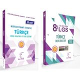 Kare Kök Yayınları Lgs 8.sınıf Türkçe Mps Konu Anlatım + Türkçe 20'li Deneme Kitabı