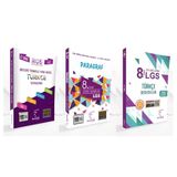 Kare Kök Yayınları Lgs 8.Sınıftürkçe Beceri Temelli Soru Bankası + Paragraf Soru Bankası + Türkçe 20'Li Deneme Kitabı