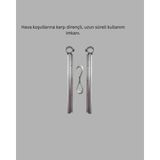 Kare Küpeşte Uyumlu Balkon Çamaşır Askısı 25X60 cm Beyaz Pratik Midastech