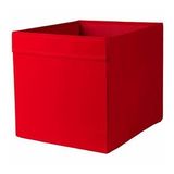 Kare Kutu Düzenleyici Kutu Ikea Ev Düzeni Düzenleme Saklama Kutusu Kırmızı 33x38x33 Cm