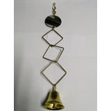 Kare Olimpik Çanlı Aynalı Kuş Oyuncağı (42 Cm)