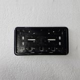 Kare Plakalık Otomobil Uyumlu Parlak Siyah Plastik 32x17cm