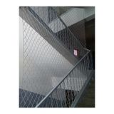 Kare Safety 1.20x4 M Balkon Filesi Merdiven Filesi Güvenlik Filsei Yüksek Mukavemetli