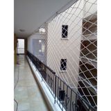 Kare Safety 1.5x3 Metre Yüksek Mukavemetli Balkon Merdiven Güvenlik Filesi