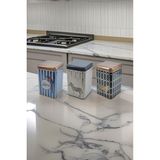 Kare Saklama Kabı 105X105X160 3 Lü Set, Safari Set EFB09I1