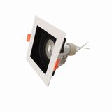 Kare Sıva Altı Led Panel Armatür GU10 Ampul+Soket (Beyaz Işık)