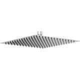 Kare Slim Tepe Duş Başlığı 25X25, Paslanmaz Metal, Şık ve Dayanıklı Tasarım - Seçenek 1