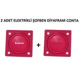 Kare Şofben Diyafram Conta Elektrikli Şofben Contası 2 Adet
