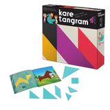 Kare Tangram Lüx Zeka Oyunu (7 Parça 36 Farklı Şekil) 3+ Yaş 1+ Oyuncu