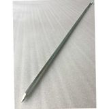 Kare Tavuk Şişi 60Cm -10 Adet-Patlıcan Sebze Şişi Kanat Şişi