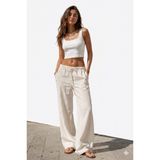 Kare Yaka Kalın Askılı Pamuklu Esnek Crop Atlet - Yazlık Basic Seri (Beyaz, M)