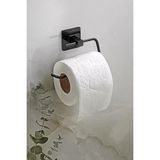 Kare Yapiskanli Acik Tuvalet Kagitligi Wc Kagitlik Tutucu Siyah Ks-001