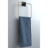 Kare Yapışkanlı Kare Havluluk Banyo Havlu Kare Askılık - Gold - 16X16
