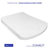 Kare Yavaş Kapanan Klozet Kapağı Zümrüt