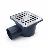 Kare Yer Süzgeci 10X10 Paslanmaz Çelik 45 Mm Zemin Süzgeci Banyo Duş Tuvalet Su Tahliye Izgarası
