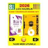 Karekök 8.Sınıf Lgs 5+5 Tüm Genel Deneme+Hız Lgs 8.Sınıf 6Lı Genel Deneme Seti+Kalem