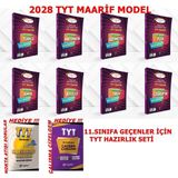 Karekök Yayıncılık 2027-2028 Müfredat 11.sınıfa Geçenler Için Tyt Hazırlık Soru Bankası Full Set Maarif Model - 4655435454553455445354