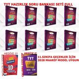 Karekök Yayıncılık 2028 Tyt Maarif Model 11.sınıfa Geçenler Için Tyt Hazırlık Soru Bankası Full Set - 455434553455445345