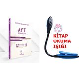 Karekök Yayıncılık AYT Sayısal 12'li Deneme Seti Kazandıran Süper Set - Kitap Okuma Işığı