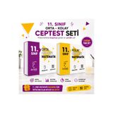 Karekök Yayınları 11.Sınıf Cep Test Kolay Matematik ve Orta Matematik 2 Cep Kitabı