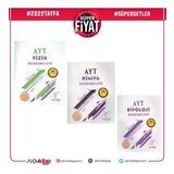 Karekök Yayınları AYT Kimya-Fizik-Biyoloji 3 Kitap Deneme Seti