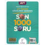 Karekök Yayınları Ayt Öncesi Çözülmesi Gereken Son 1000 Soru Sayısal
