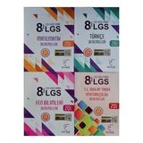 Karekök Yayınları Karekök 8.Sınıf LGS 4'lü Deneme Seti Dört Ana Branş (Çok Renkli)