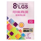 Karekök Yayınları Karekök 8. Sınıf Lgs Fen Bilimleri 20 Deneme Yeni (Çok Renkli)