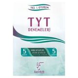 Karekök Yayınları Karekök Yks Tyt 1. Oturum 5'li Deneme Seti Yeni (Çok Renkli)